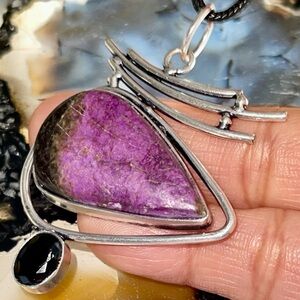 “Peace of Mind Stone” Purpurite Pendant 2”